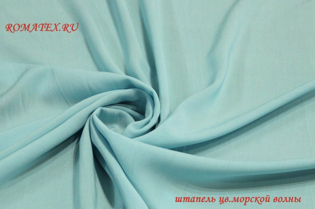 штапель цвет морской волны штапель цвет морской волны